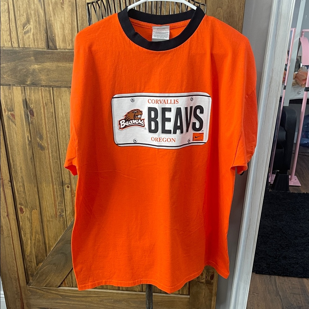 Nike Orange Beavs Graphic Tee. XL